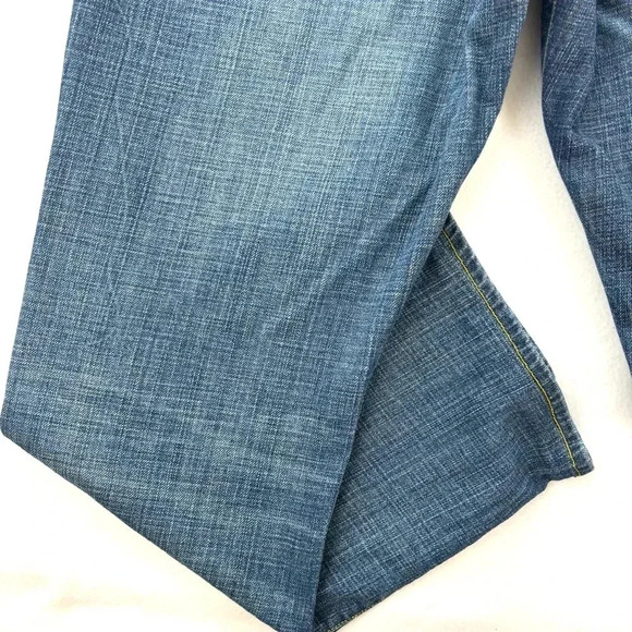 Paper Denim & Cloth Med Wash Boyfriend Style Straight Leg Lowrise Jeans Size 36 - Picture 8 of 15